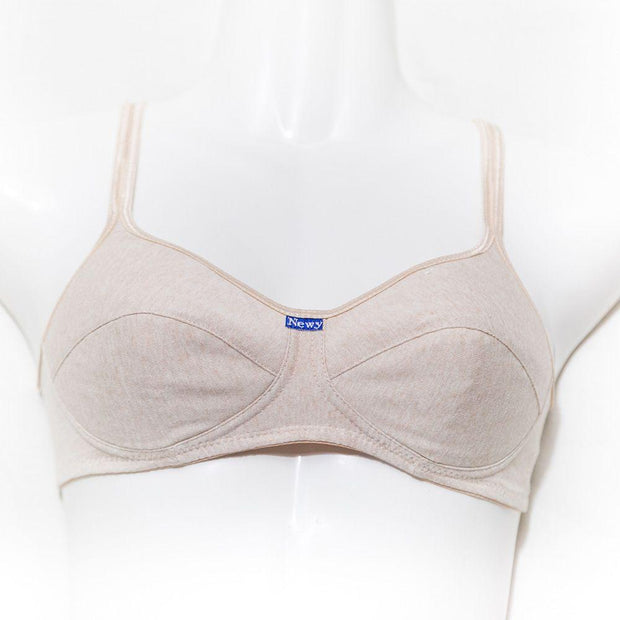 Newy Girls Bra - Soft Padded Non Wired Off-White Bra - 1208 - Thailand Bra - Bras - diKHAWA Online Shopping in Pakistan