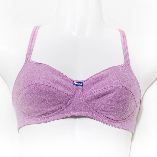 Newy Girls Bra - Soft Padded Non Wired Pink Bra - 1208 - Thailand Bra - Bras - diKHAWA Online Shopping in Pakistan