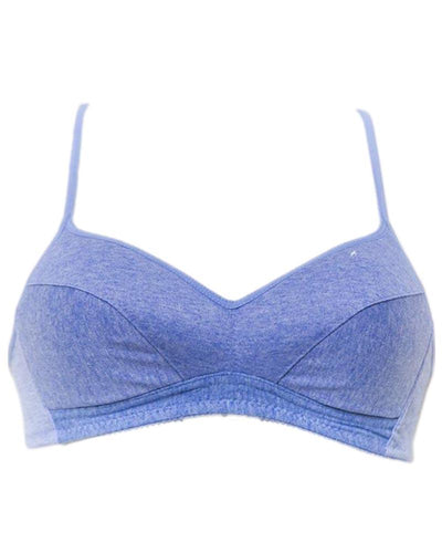 Newy Girls Bra - Soft Padded Blue Bra - 1802 - Thailand Bra