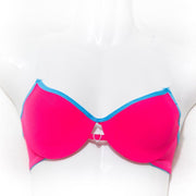 Love Bra - Pink & Blue - Removable Straps Pushup Bra - Bras - diKHAWA Online Shopping in Pakistan