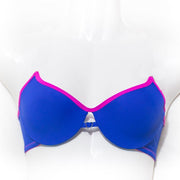 Love Bra - Royal Blue & Pink - Removable Straps Pushup Bra - Bras - diKHAWA Online Shopping in Pakistan