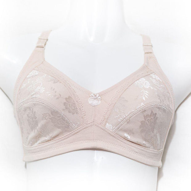 Skin Net Cotton Bra - 130 - Non Padded - Thailand Bra - Bras - diKHAWA Online Shopping in Pakistan