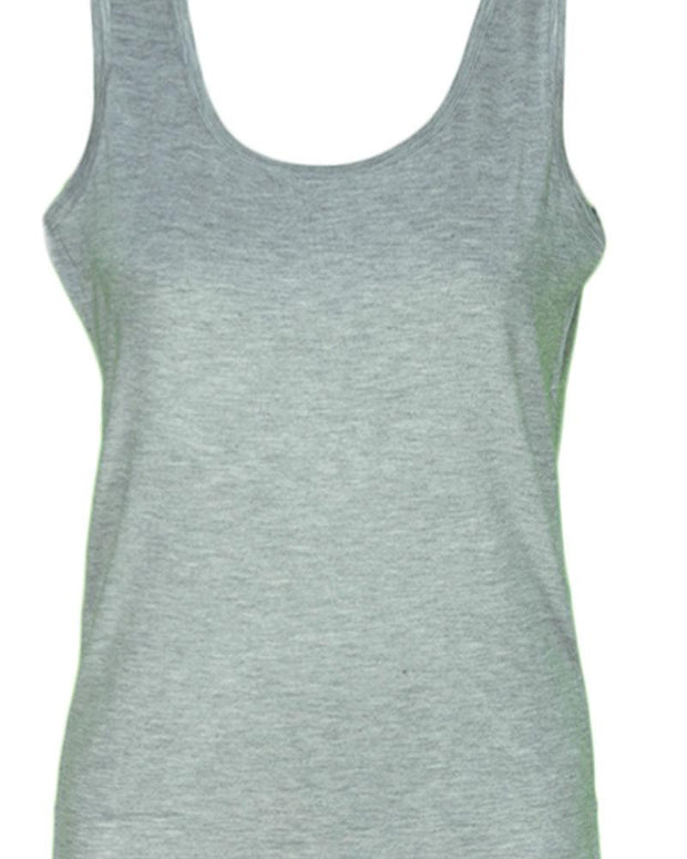 Plain Stretchable Camisole For Women - Light Grey Color - 830