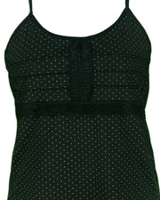 Pack of 3 - Polka Dotted Cotton Camisole For Women - MA-6