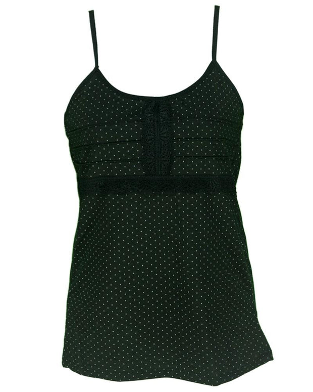 Pack of 3 - Polka Dotted Cotton Camisole For Women - MA-6