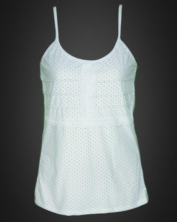 Pack of 3 - Polka Dotted Cotton Camisole For Women - MA-6