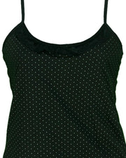 Pack of 3 - Polka Dotted Cotton Camisole With Neck Lace For Women - MA-8