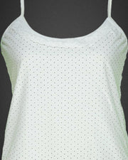 Pack of 3 - Polka Dotted Cotton Camisole With Neck Lace For Women - MA-8