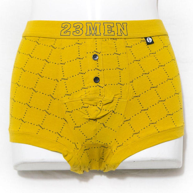 23 Men Underwear - Branded Boxer for Men - Black & Golden - Boxers - diKHAWA Online Shopping in Pakistan