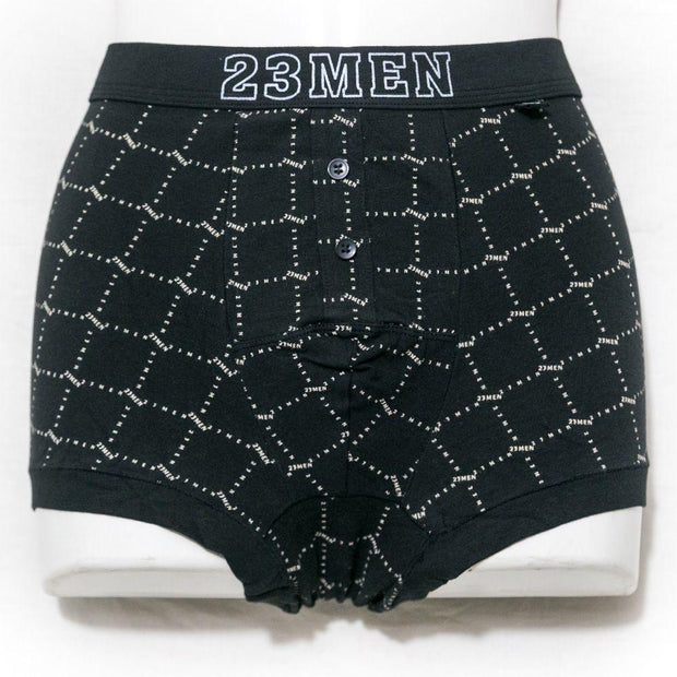 23 Men Underwear - Branded Boxer for Men - Black - Boxers - diKHAWA Online Shopping in Pakistan