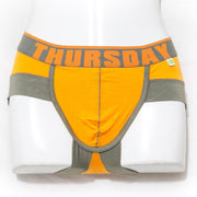 23 Men Underwear - Branded Underwear for Men - Orange & Grey - Mens Underwear - diKHAWA Online Shopping in Pakistan