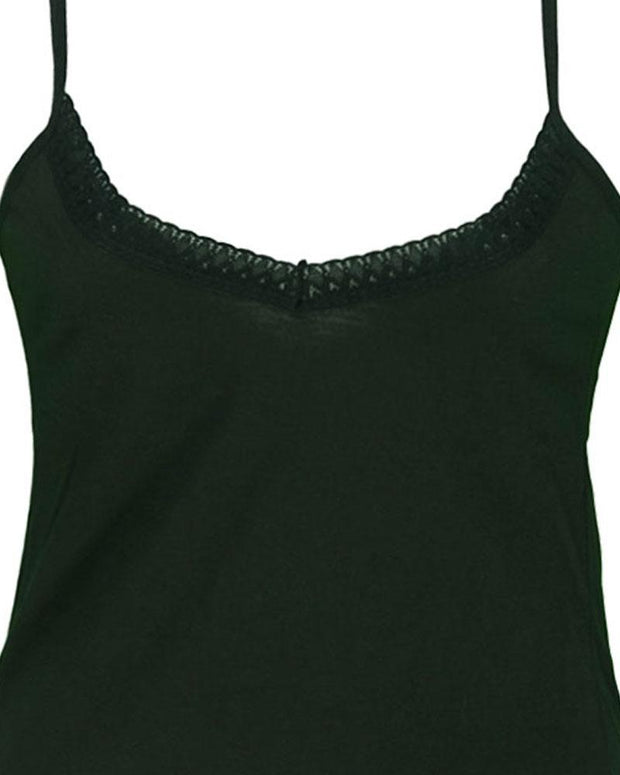 Pack of 3 Plain Cotton Camisole With Neck Lace For Women - SA-1