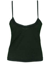 Pack of 3 Plain Cotton Camisole With Neck Lace For Women - SA-1
