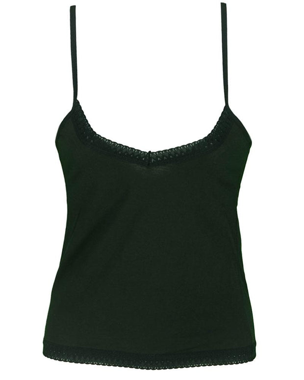 Pack of 3 Plain Cotton Camisole With Neck Lace For Women - SA-1