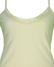 Pack of 3 Plain Cotton Camisole With Neck Lace For Women - SA-1
