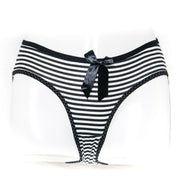 Pack of 3 Cotton Jersey Panty - Stripe & Flower Panty - Mix Colour - Panty - diKHAWA Online Shopping in Pakistan