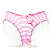 Pack of 3 Cotton Jersey Panty - Stripe & Flower Panty - Mix Colour - Panty - diKHAWA Online Shopping in Pakistan