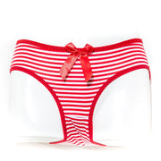 Pack of 3 Cotton Jersey Panty - Stripe & Flower Panty - Mix Colour - Panty - diKHAWA Online Shopping in Pakistan