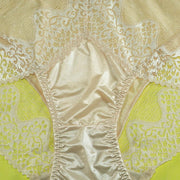 Pack of 2 - Women's Sexy Full Lace Panties, Fashion Transparent Floral Bow Soft Briefs Sexy Lingerie - Flourish Mix Colors - 2348
