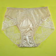 Pack of 2 - Women's Sexy Full Lace Panties, Fashion Transparent Floral Bow Soft Briefs Sexy Lingerie - Flourish Mix Colors - 2348