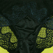 Pack of 2 - Women's Sexy Full Lace Panties, Fashion Transparent Floral Bow Soft Briefs Sexy Lingerie - Flourish Mix Colors - 2348