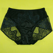 Pack of 2 - Women's Sexy Full Lace Panties, Fashion Transparent Floral Bow Soft Briefs Sexy Lingerie - Flourish Mix Colors - 2348