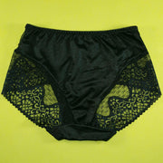 Pack of 2 - Women's Sexy Full Lace Panties, Fashion Transparent Floral Bow Soft Briefs Sexy Lingerie - Flourish Mix Colors - 2348