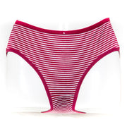 Pack of 3 Cotton Jersey Panty - White Stripes Panty - Mix Colour - Panty - diKHAWA Online Shopping in Pakistan