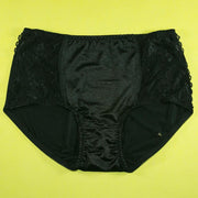 Silk Net Panty Soft Cotton - Flourish Mix Colors Soft Cotton Silk Net Panty Colour Black - 2372