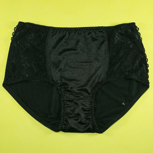 Silk Net Panty Soft Cotton - Flourish Mix Colors Soft Cotton Silk Net Panty Colour Black - 2372