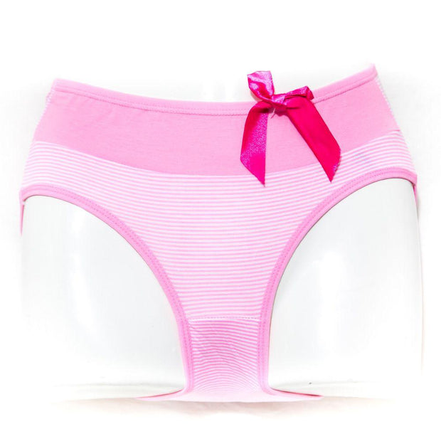Pack of 3 Cotton Jersey Panty - Mini Stripes Panty - Mix Colour - Panty - diKHAWA Online Shopping in Pakistan