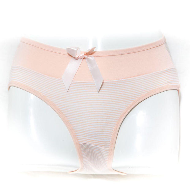Pack of 3 Cotton Jersey Panty - Mini Stripes Panty - Mix Colour - Panty - diKHAWA Online Shopping in Pakistan