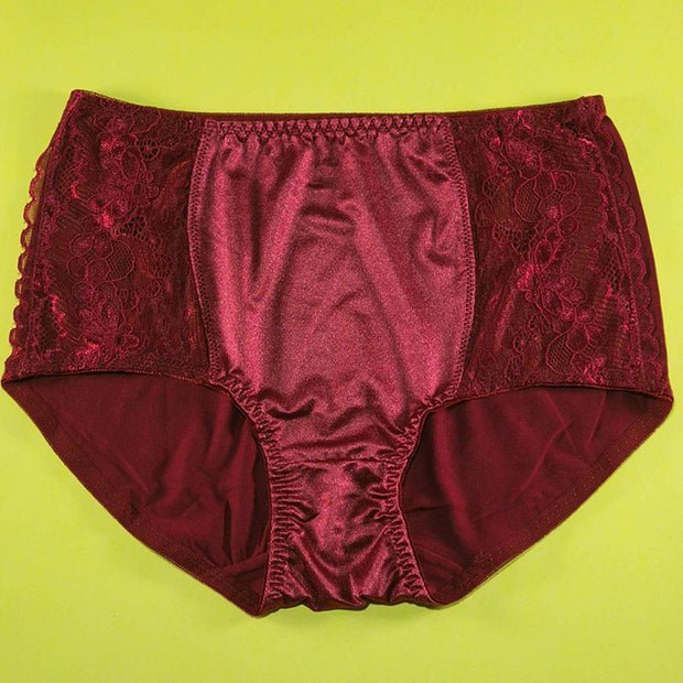Pack of 2 - Silk Net Panty Soft Cotton - Flourish Mix Colors Soft Cotton Silk Net Panty - 2372