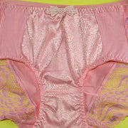 Pack of 2 - Soft Cotton Silk Net Panty Floral Print - Flourish Mix Colors - 2321