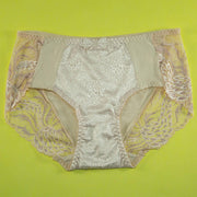 Pack of 2 - Soft Cotton Silk Net Panty Floral Print - Flourish Mix Colors - 2321