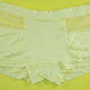Pack of 3 - Women's Sexy Cotton Net Panties Seamless Soft Lingerie Briefs Underwear - Flourish Mix Colors - 6359