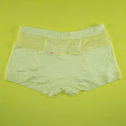 Pack of 3 - Women's Sexy Cotton Net Panties Seamless Soft Lingerie Briefs Underwear - Flourish Mix Colors - 6359