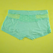 Pack of 3 - Women's Sexy Cotton Net Panties Seamless Soft Lingerie Briefs Underwear - Flourish Mix Colors - 6359