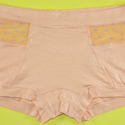 Pack of 3 - Women's Sexy Cotton Net Panties Seamless Soft Lingerie Briefs Underwear - Flourish Mix Colors - 6359