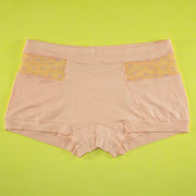 Pack of 3 - Women's Sexy Cotton Net Panties Seamless Soft Lingerie Briefs Underwear - Flourish Mix Colors - 6359