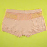 Pack of 3 - Women's Sexy Cotton Net Panties Seamless Soft Lingerie Briefs Underwear - Flourish Mix Colors - 6359