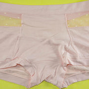 Pack of 3 - Women's Sexy Cotton Net Panties Seamless Soft Lingerie Briefs Underwear - Flourish Mix Colors - 6359