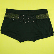 Pack of 3 - Women's Sexy Cotton Net Panties Seamless Soft Lingerie Briefs Underwear - Flourish Mix Colors - 6359