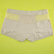 Pack of 3 - Women's Sexy Cotton Net Panties Seamless Soft Lingerie Briefs Underwear - Flourish Mix Colors - 6359