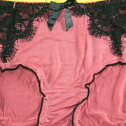 Pack of 3 - Soft Cotton Panty With Lace - Flourish Mix Colors Soft Cotton Panty - 9707