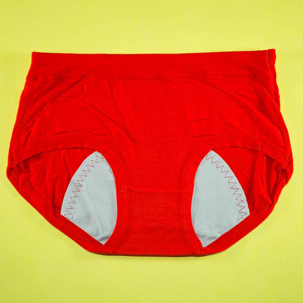 Pack of 3 - Period Panties For Women Breathable Leakproof - Flourish Mix Colors Cotton Periods Panty - 1506