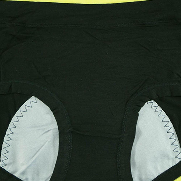Pack of 3 - Period Panties For Women Breathable Leakproof - Flourish Mix Colors Cotton Periods Panty - 1506