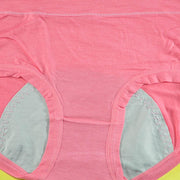 Pack of 3 - Period Panties For Women Breathable Leakproof - Flourish Mix Colors Cotton Periods Panty - 1506
