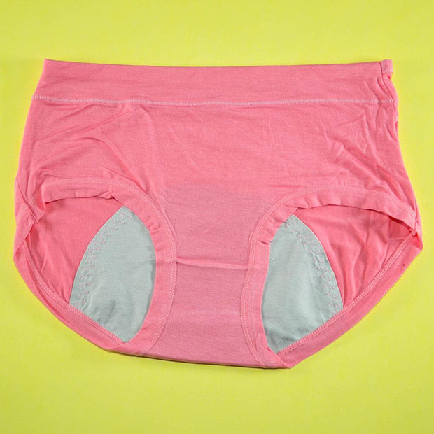 Pack of 3 - Period Panties For Women Breathable Leakproof - Flourish Mix Colors Cotton Periods Panty - 1506