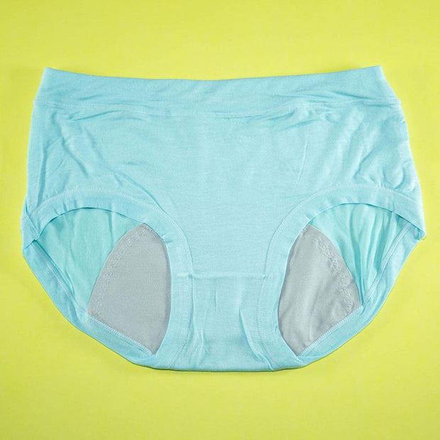 Pack of 3 - Period Panties For Women Breathable Leakproof - Flourish Mix Colors Cotton Periods Panty - 1506